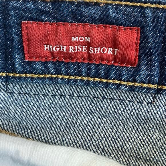 Lucky Legend Brand ACDC Distressed Mom High Rise Denim Shorts Size 14/32 - Picture 3 of 7